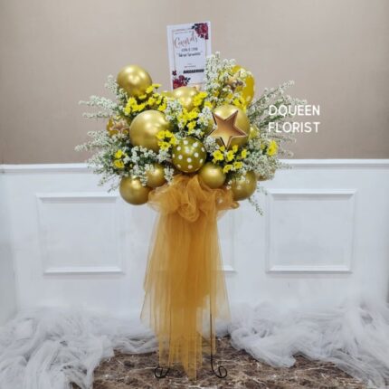 Dqueen Florist - Standing Flower Ballon Karangan Bunga
