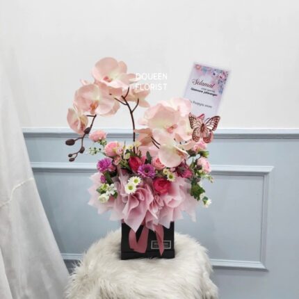 Dqueen Florist - Artificial Bunga Box Premium