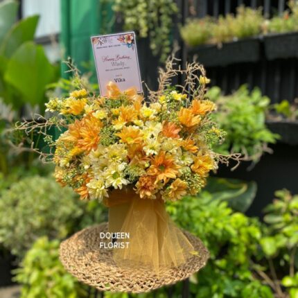 Dqueen Florist - Bunga Box Fresh Flowers Karangan Bunga