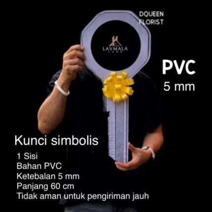 Dqueen Florist - dummy Kunci Simbolis Custom Logo Perusahaan