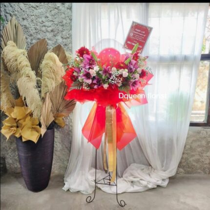 Dqueen Florist - Standing Flowers Karangan Bunga Elegan Cantik