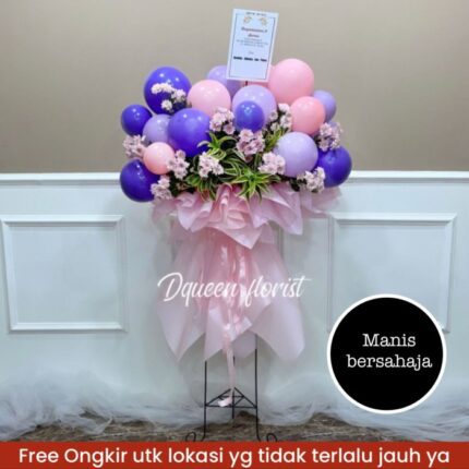 Dqueen Forist - Standing Flowers Manis Bersahaja Karangan Buket Bunga Ucapan Selamat