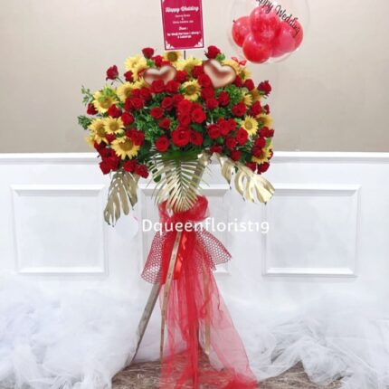 Dqueen Florist - Standing Flowers Premium Custom