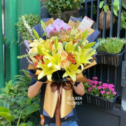 Dqueen Florist - Buket Bunga Super Premium Special Moment Gift