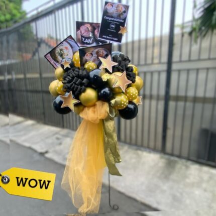 Dqueen Florist - Standing Balon Grand Opening Birthday Congratulations