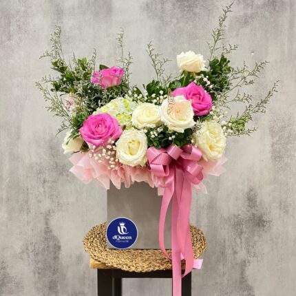 Bunga Box Gift Bunga Asli / Bloom Box Flower Murah
