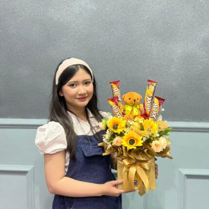 Dqueen Florist - Hampers Chocolate Cd 1168 - Bunga Artificial