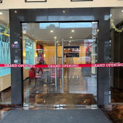 Pita Peresmian Kain Satin Logo Lebar 10 Cm