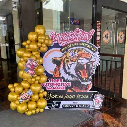 Dqueen Florist - Papan Balon Huruf / Angka Custom - Balon Anniversary - Dekorasi Ulang Tahun -  Event - Grand Opening - Jakarta - Indoor