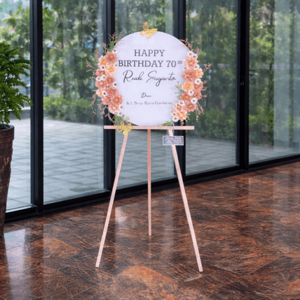 Dqueen Florist - Bunga Papan Akrilik - Custom - Jakarta - Anniversary - Ulang Tahun - Kelahiran - Grand Opening - Promo